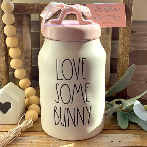 Rae Dunn Other - 💗 LOVE SOME BUNNY canister by Rae Dunn